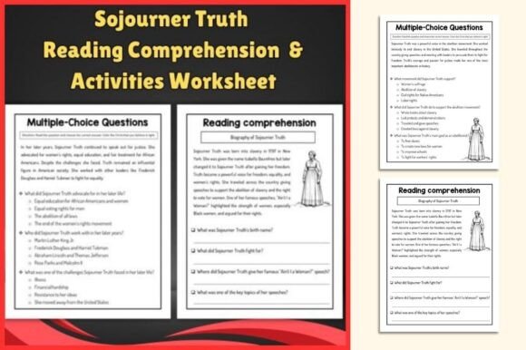 Sojourner Truth Black History Close Reading Pack