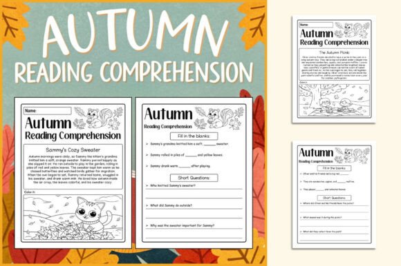 Cozy Autumn Reading Comprehension