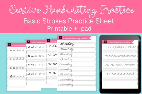 Sharp Edge Cursive Handwriting Practice Sheets