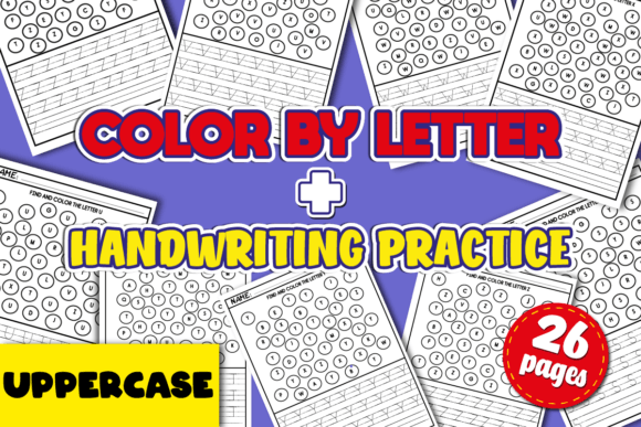 Find & Color Alphabet Tracing & Writing