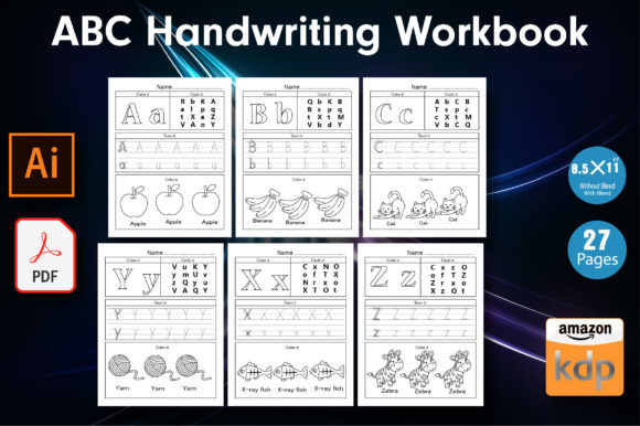A-Z Handwriting Practice Workbook