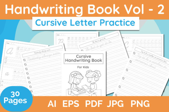 Cursive Letter Tracing A-Z Practice Workbook