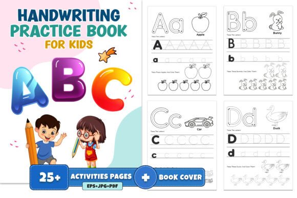 A-Z Letter Tracing Practice Book