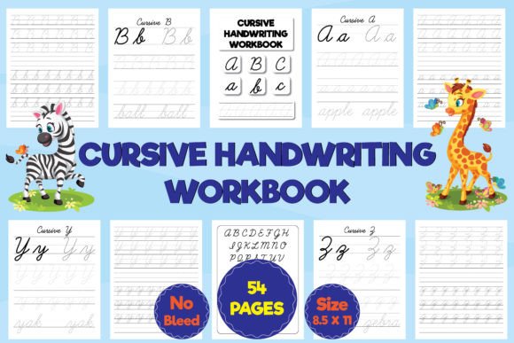 Cursive Handwriting Practice Workbook