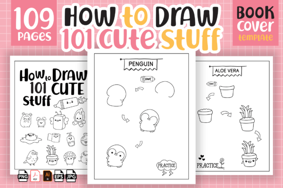 101 Cute Drawings: Easy Step-by-Step Guide