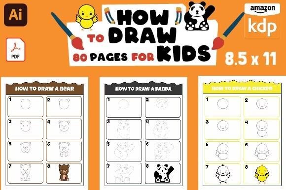 How to Draw: 80 Adorable Cute-Style Step-by-Step Sketches
