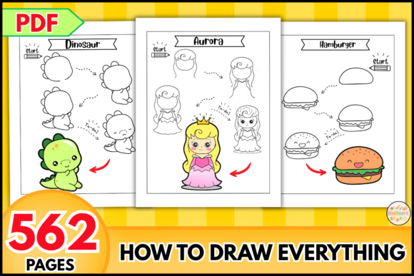 562 Printable Step-by-Step Drawing Pages