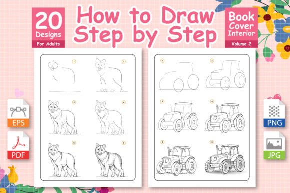 Step-by-Step Drawing & Coloring Pages