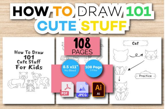 How to Draw 101 Cute Characters