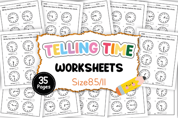Telling Time Practice Worksheets