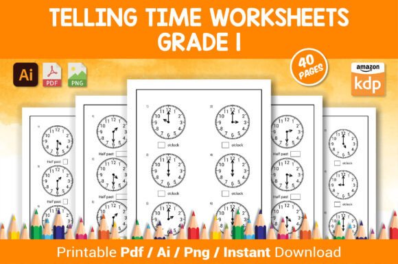 Telling Time Practice: Hours & Half Past