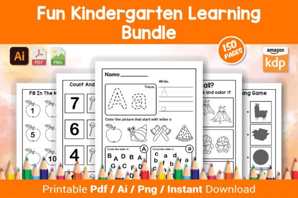 Kindergarten Fun Learning Pack
