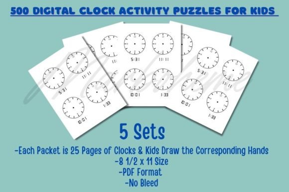 Digital Clock Time Practice Worksheets