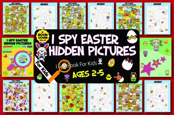 Easter I Spy Hidden Picture Puzzles