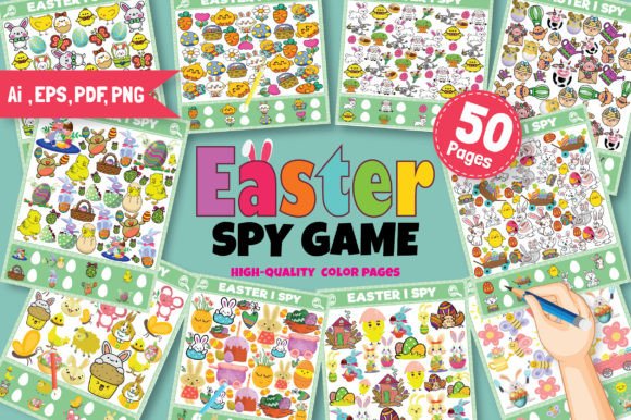 Easter I Spy Puzzles & Games