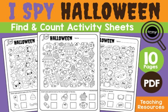 Halloween I Spy Find & Count