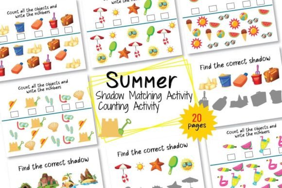 Summer Shadows: I Spy & Counting Activity Book