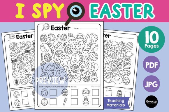 Easter I Spy Find and Count