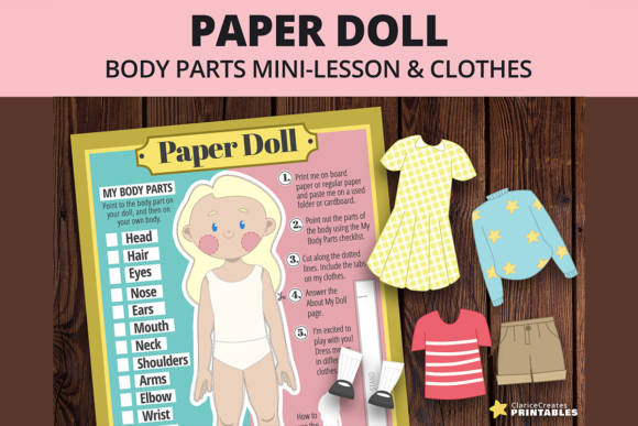 Luna Paper Doll Playset