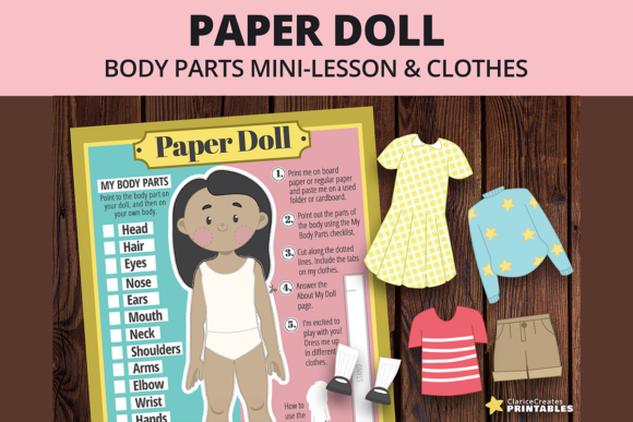 Joy Paper Doll Playset