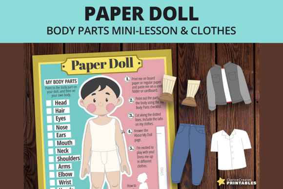 Lex Paper Doll Dress-Up Kit
