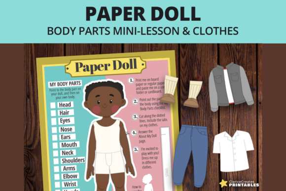 Paper Doll Ben Activity Set