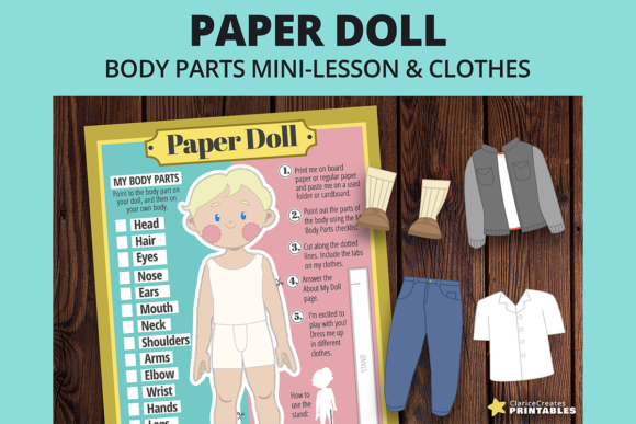 Louie Paper Doll Activity Set