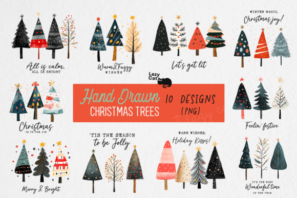 Creative Christmas Tree PNG Collection