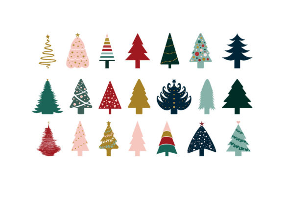 Boho Christmas Tree SVG Bundle