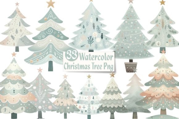 Nordic Christmas Tree Design Set