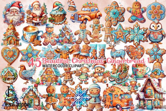 Christmas Gingerbread Digital Art
