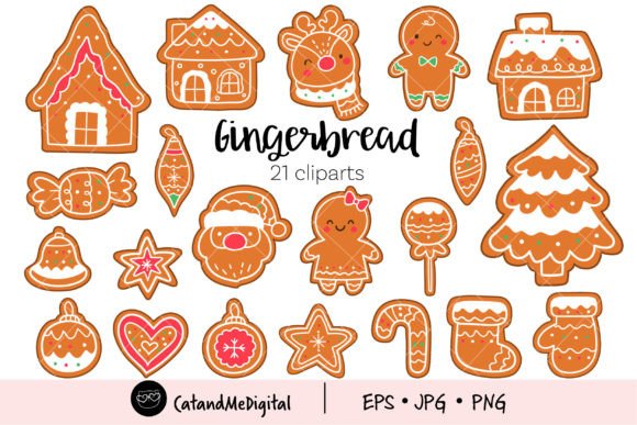 Gingerbread Clipart Collection