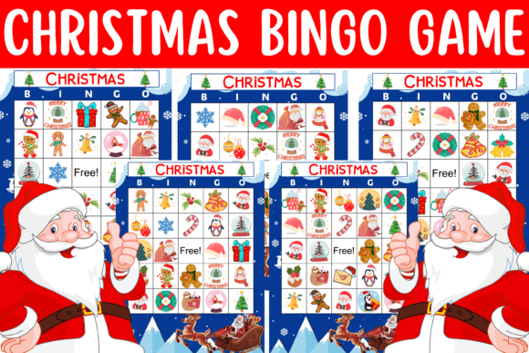 Festive Christmas Bingo Game