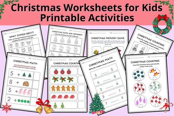 Festive Christmas Math Worksheets