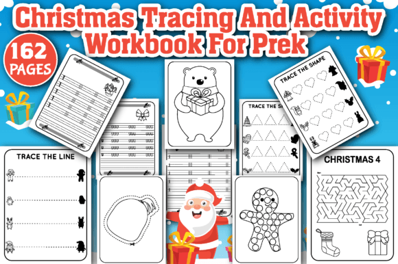 Festive Tracing and Activity Book