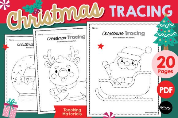Festive Tracing Activities for Kids