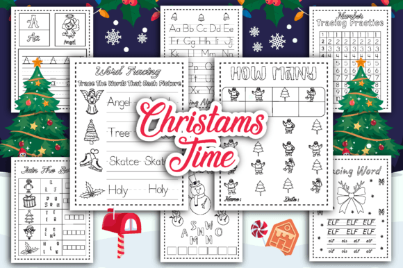 Festive Tracing and Activity Workbook