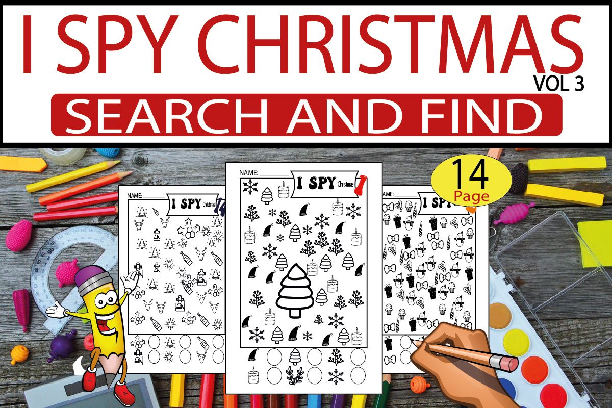 I Spy Christmas Activity Book