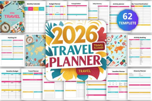 2026 Ultimate Travel Planner & Organizer