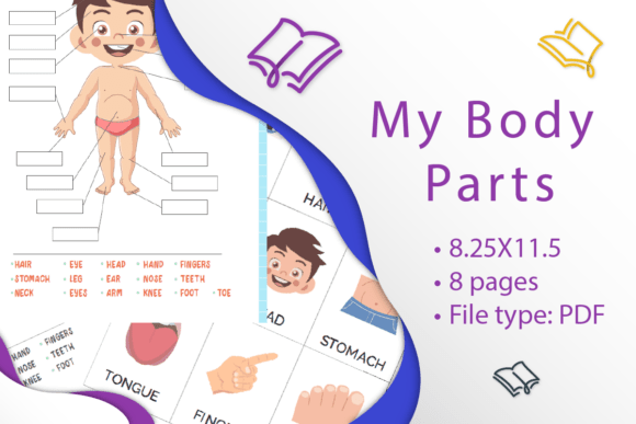 Interactive Body Parts Busy Book