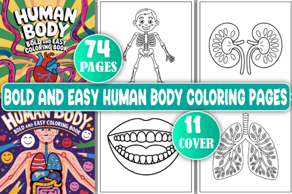 Interactive Human Body Coloring Book