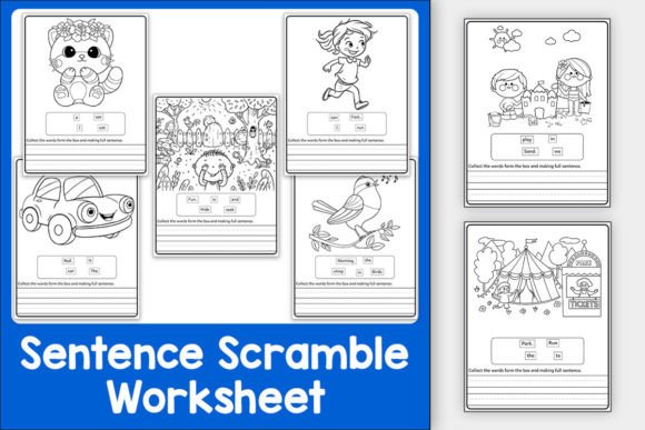Engaging Sentence Scramble Worksheets