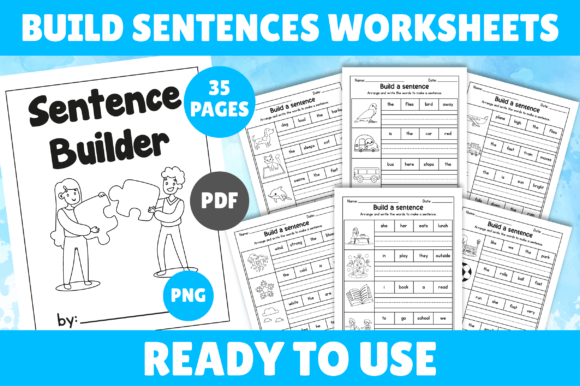 Engaging Sentence Building Worksheets