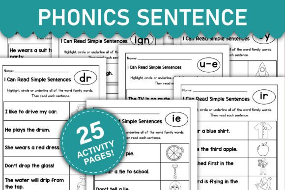Interactive Phonics Sentences Collection