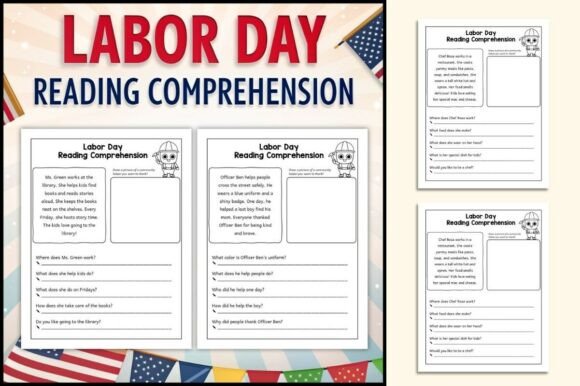 Labor Day Literacy Worksheet