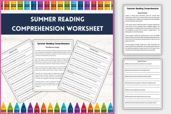 Sunshine Stories Comprehension Worksheets