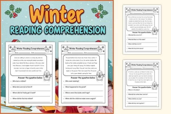 Seasonal WH Question Reading Exercises