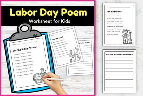 Labor Day Literacy and Creativity Bundle
