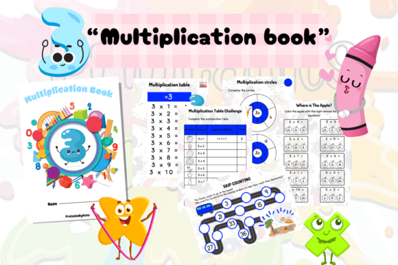 Fun Multiplication Workbook for Kids