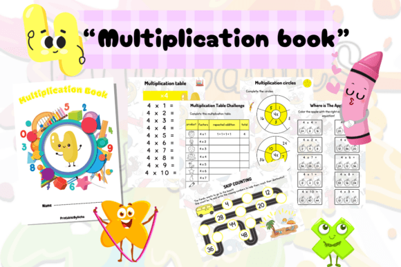 Fun Multiplication Workbook for Kids